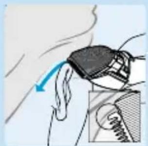 PHILIPS HQC483 - Het bijwerken van contouren zonder de opzetkam - 1