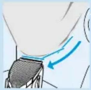 PHILIPS HQC483 - Dessiner un contour précis sans guide de coupe - 3