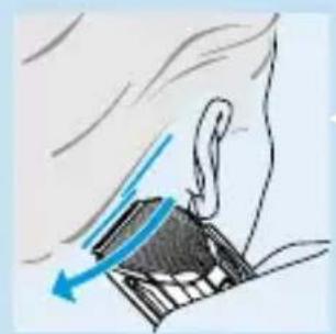 PHILIPS HQC483 - Het bijwerken van contouren zonder de opzetkam - 4