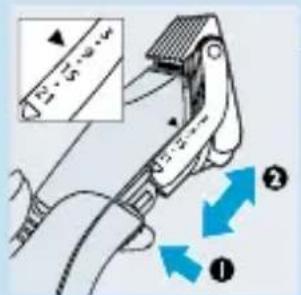 PHILIPS HQC483 - Knippen met opzetkam - 2