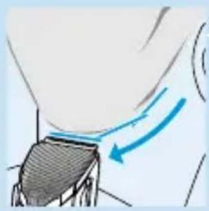 PHILIPS HQC483 - como retocar el contorno sin accesorio de peine - 3