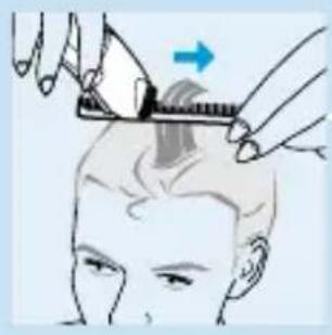 PHILIPS HQC483 - Corte deleo por encima de un peine o de los dedos - 1