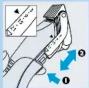 PHILIPS HQC482 - Taille avec guide de coupe - 2