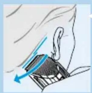 PHILIPS HQC482 - Dessiner un contour précis sans guide de coupe - 3