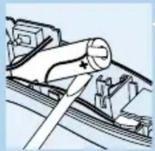 PHILIPS HQC482 - Open de behuizing. - 2