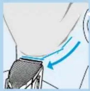 PHILIPS HQC482 - Dessiner un contour précis sans guide de coupe - 2