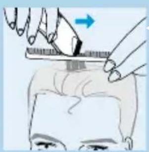 PHILIPS HQC482 - Coupe au peigne ou avec les doigts - 1