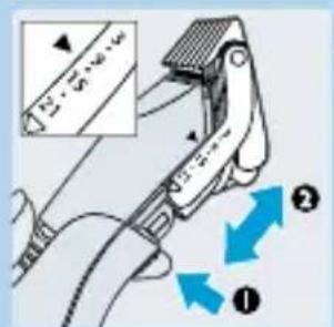 PHILIPS HQC482 - Corte de polo con el accesorio de peine - 2