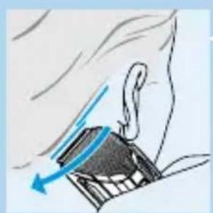 PHILIPS HQC482 - como retocar el contorno sin accesorio de peine - 4