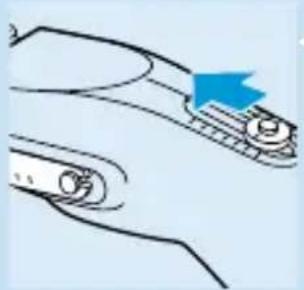 PHILIPS HQC442 - Clipping with comb attachment: - 2