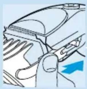 PHILIPS HQC442 - Clipping with comb attachment: - 1