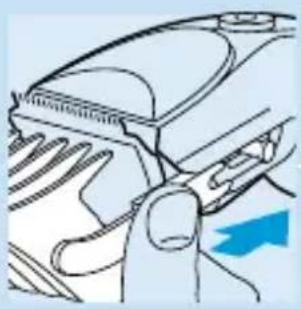 PHILIPS HQC442 - Corte con el accesorio-peine - 1