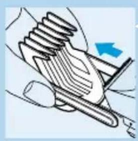 PHILIPS HQC281 - Aparar sem o pente acessório - 1