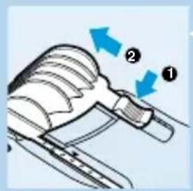 PHILIPS HQC281 - Come tagliare i capelli alla il pettine distanziatore - 1