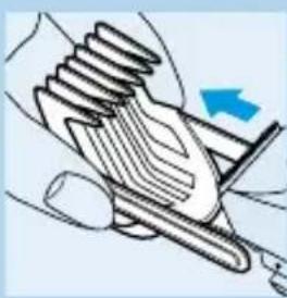 PHILIPS HQC281 - Haare ohne den Kamm-Aufsatz schneiden - 2