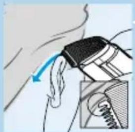 PHILIPS HQC281 - Come regolare i capelli - 2