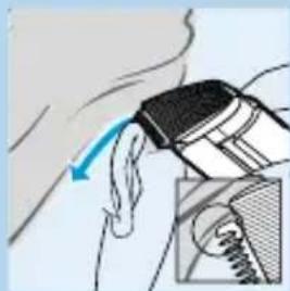 PHILIPS HQC281 - Coupe au peigne ou avec les doigts - 3