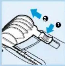 PHILIPS HQC281 - Haare ohne den Kamm-Aufsatz schneiden - 1