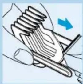 PHILIPS HQC281 - Taille avec guide ou sabot de coupe - 1