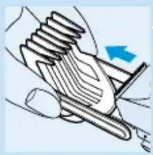 PHILIPS HQC241 - Corte sin el accesorio-peine - 2