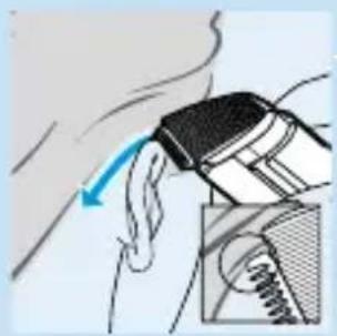 PHILIPS HQC241 - Aparar com um pente ou com os dedos - 3