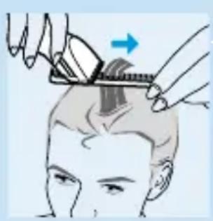 PHILIPS HQC241 - Die Vorgehensweisen - 2