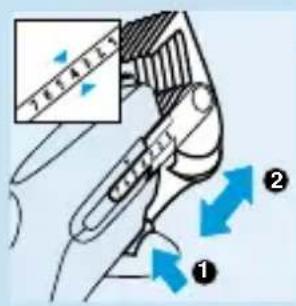 PHILIPS HQC241 - Het knippen van verschillende kapsels - 1