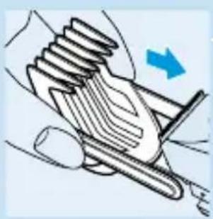 PHILIPS HQC241 - Haare mit dem Kamm-Aufsatz schneiden - 1