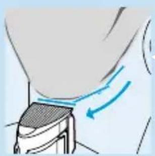 PHILIPS HQC241 - Aparar com um pente ou com os dedos - 1