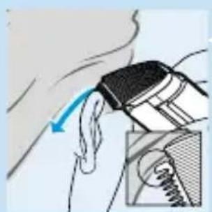 PHILIPS HQC241 - Tarak ve parmak arasi kesim - 3