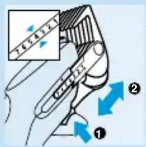 PHILIPS HQC241 - Knippen met opzetkam - 2