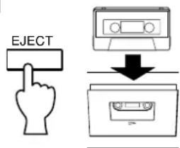 YAMAHA KXW421 - Preparativi per la riproduzione - 2