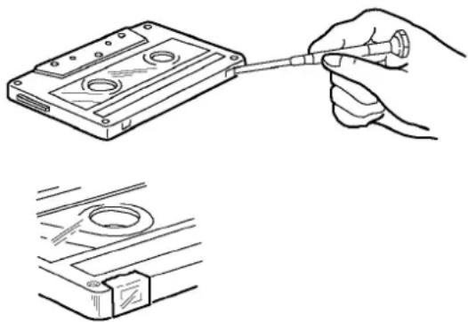 YAMAHA KXW421 - PROTECCIÓN DE GRABACIONES - 1