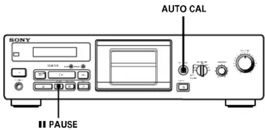 SONY TCKB820S - Calibragem automática da corrente de polarização e do nível de gravação - 1