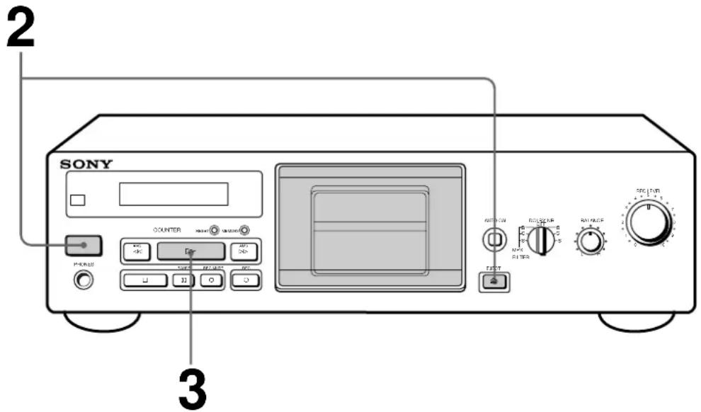 SONY TCKB820S - Playing a Tape - 1