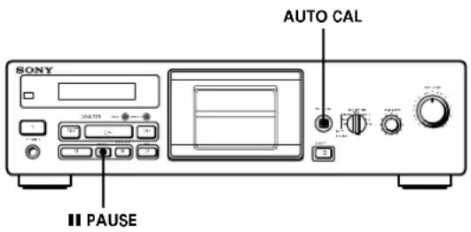 SONY TCKB820S - Calibrage automatique du courant de polarisation et du niveau d'enregistrement - 1