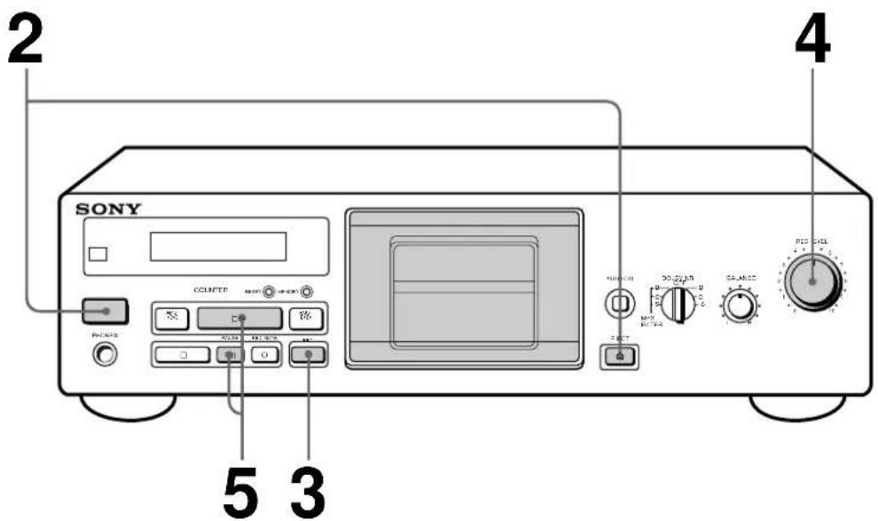 SONY TCKB820S - Grabación de una cinta - 1