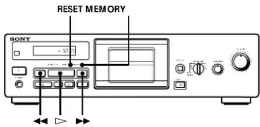 SONY TCKB820S - Localisation d'une plage (Multi-AMS/Lecture automatique/Lecture mémorisée) - 1