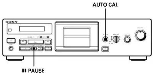 SONY TCKB820S - Adjusting Bias and Recording Level Calibration Automatically - 1
