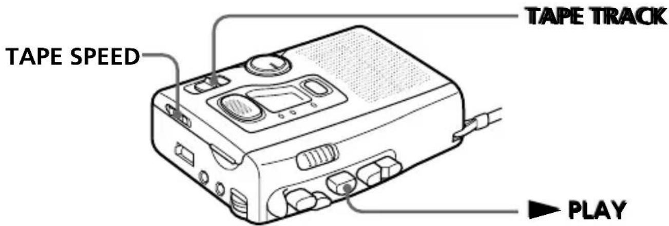 SONY TCM4TR - Playing a 4-track Tape - 2