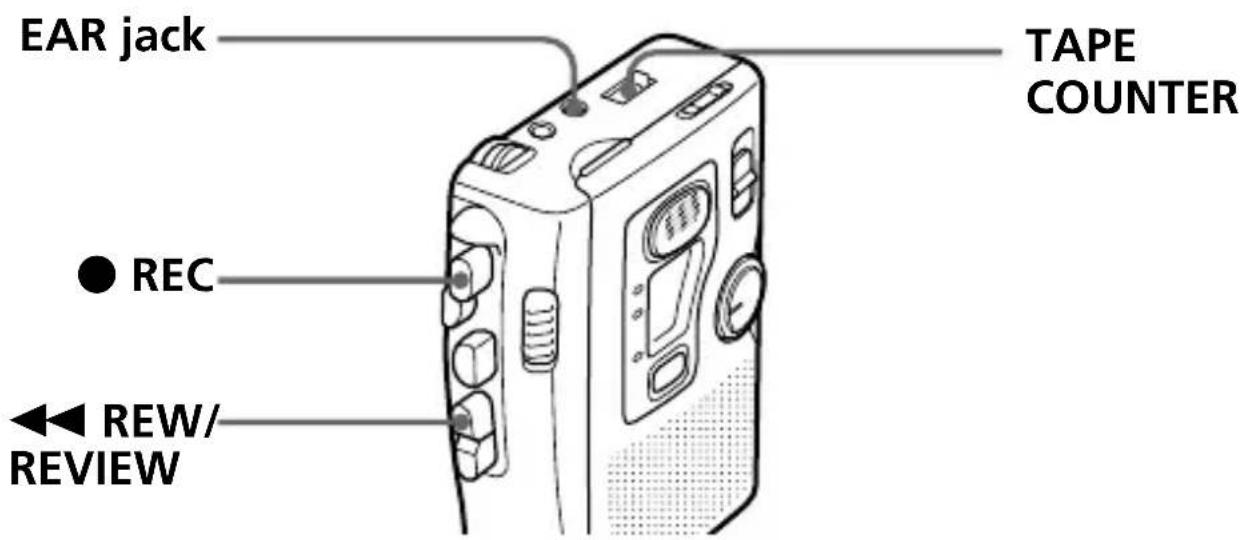 SONY TCM4TR - Recording (continued) - 1