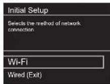 PIONEER N30AES - Wi-Fi connection settings - 1