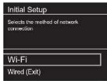 PIONEER N30AES - Paramètres de connexion wi-fi - 1