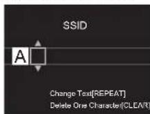 PIONEER N30AES - Saisissez le SSID du point d'accès - 1