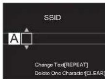 PIONEER N30AES - Introducir el SSID del punto de acceso - 1