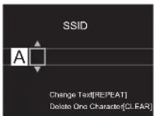 PIONEER N30AEB - ■ Enter SSID of the access point - 1