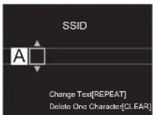 PIONEER N30AEB - ■ Introducir el SSID del punto de acceso - 1