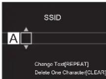 PIONEER N30AEB - ■ Ввод SSID точки доступа - 1