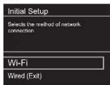 PIONEER N30AEB - Wi-Fi connection settings - 1