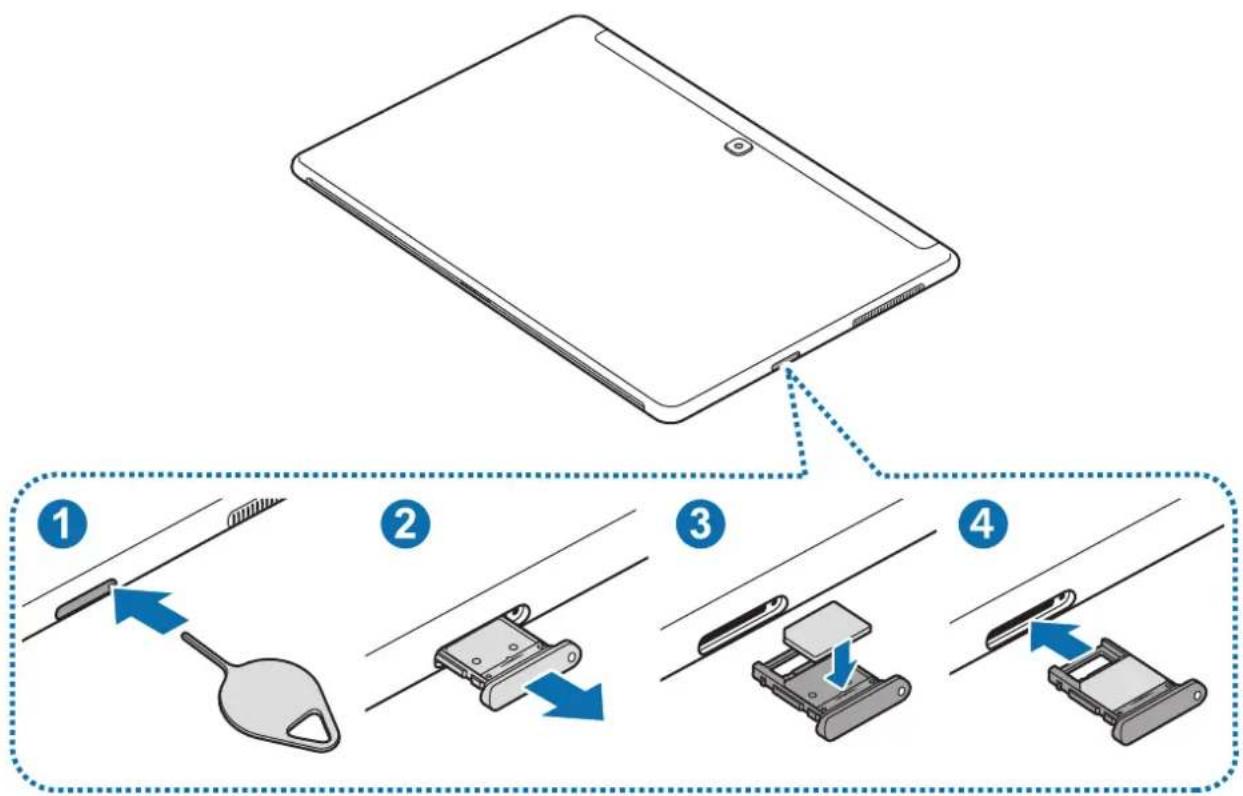 SAMSUNG Galaxy Book 12 - Installer la carte SIM ou USIM - 3